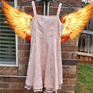 City triangle pink pastel floral dress